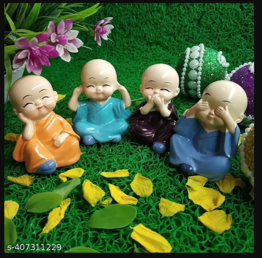 MONK 4 PIECE SET FOR CAR AND HOME  DECOR
