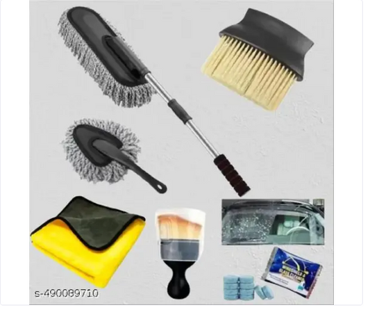 9-in-1 Car Cleaning Kit – Complete Exterior & Interior Detailing Set